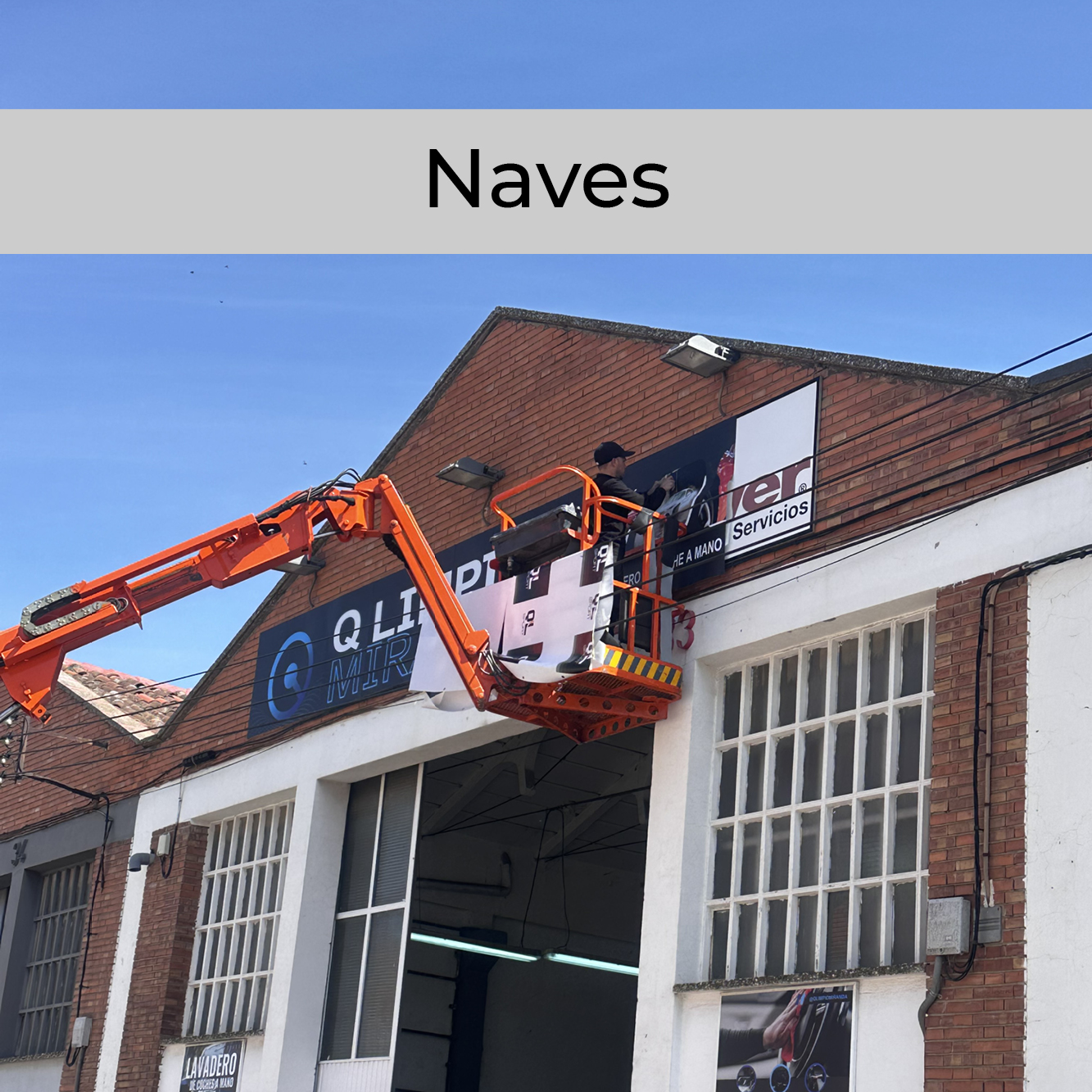 Rotulación para establecimiento comercial